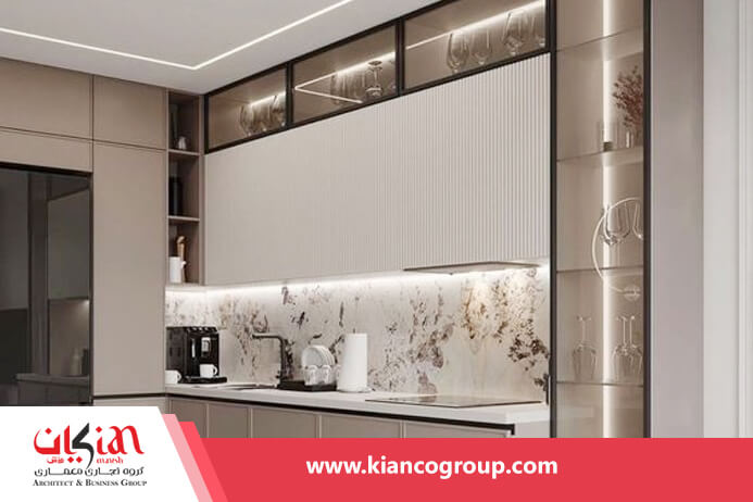 کابینت برای آشپزخانه کوچک