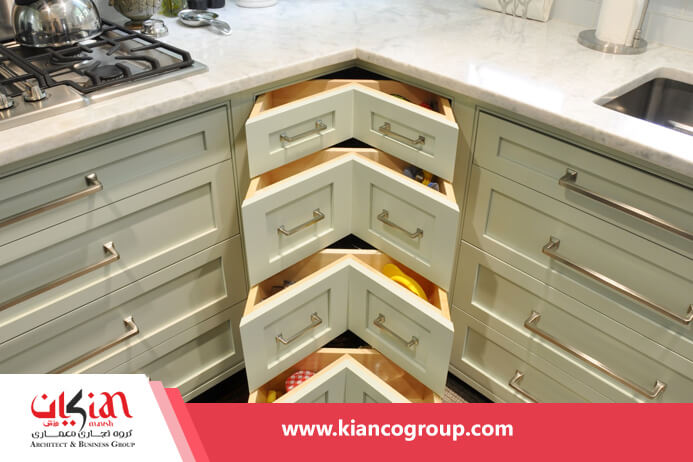 کابینت جا دار برای آشپزخانه