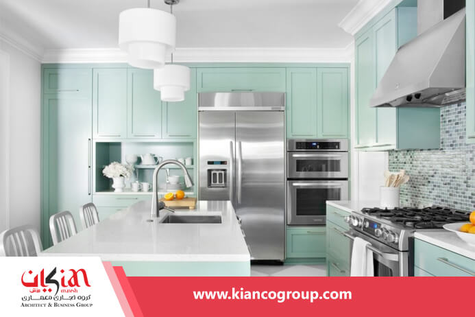 زیباترین رنگ کابینت آشپزخانه
