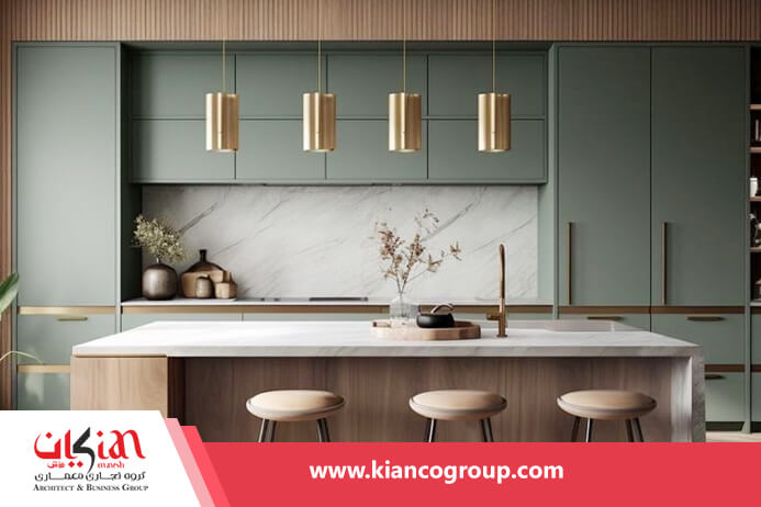 جدیدترین ترکیب رنگ کابینت